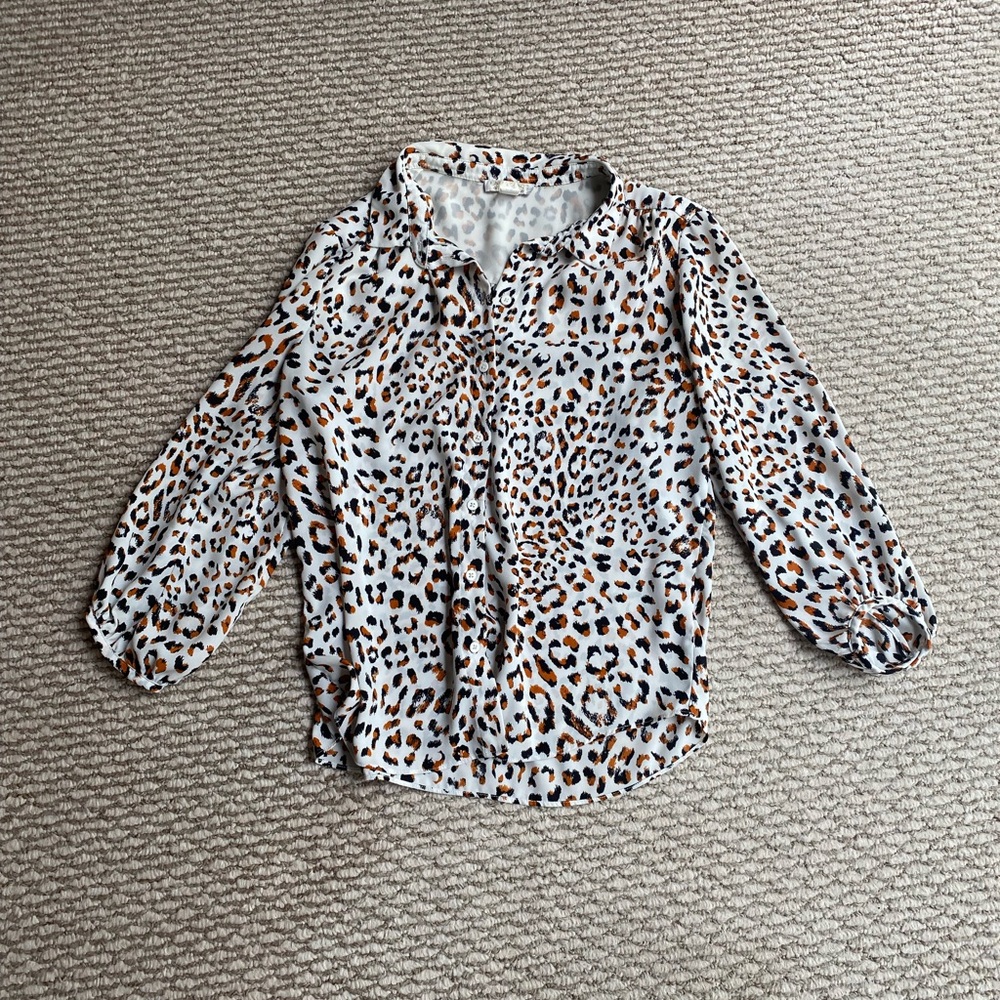 Leopard Print Blouse